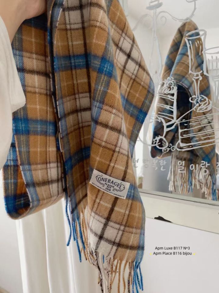 N3東大門㊣代購女裝新款休閑推薦時尚熱賣25秋冬人氣圍巾披肩N3圍巾/披肩