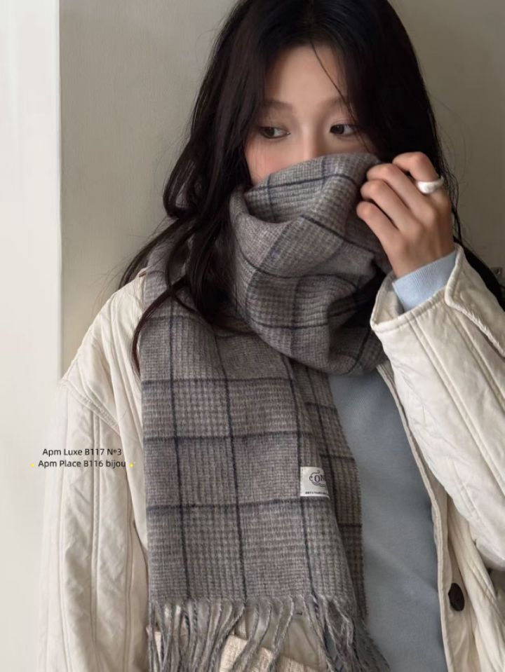 N3東大門㊣代購女裝新款休閑推薦時尚熱賣25秋冬人氣圍巾披肩N3圍巾/披肩