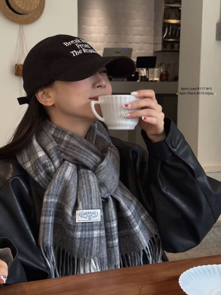 N3東大門㊣代購女裝新款休閑推薦時尚熱賣25秋冬人氣圍巾披肩N3圍巾/披肩