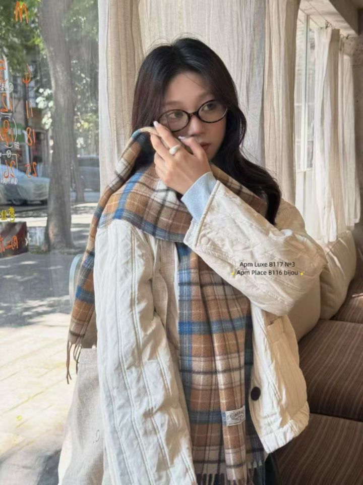 N3東大門㊣代購女裝新款休閑推薦時尚熱賣25秋冬人氣圍巾披肩N3圍巾/披肩