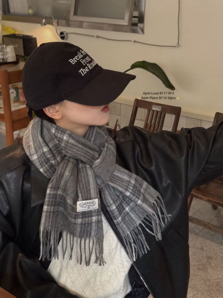 N3東大門㊣代購女裝新款休閑推薦時尚熱賣25秋冬人氣圍巾披肩N3圍巾/披肩