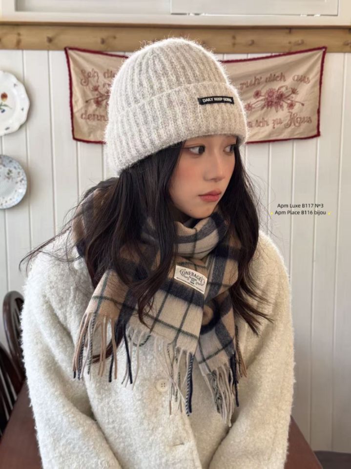 N3東大門㊣代購女裝新款休閑推薦時尚熱賣25秋冬人氣圍巾披肩N3圍巾/披肩