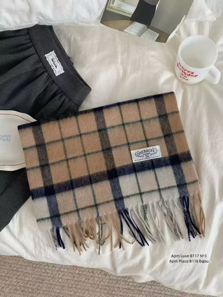 N3東大門㊣代購女裝新款休閑推薦時尚熱賣25秋冬人氣圍巾披肩N3圍巾/披肩圖色1