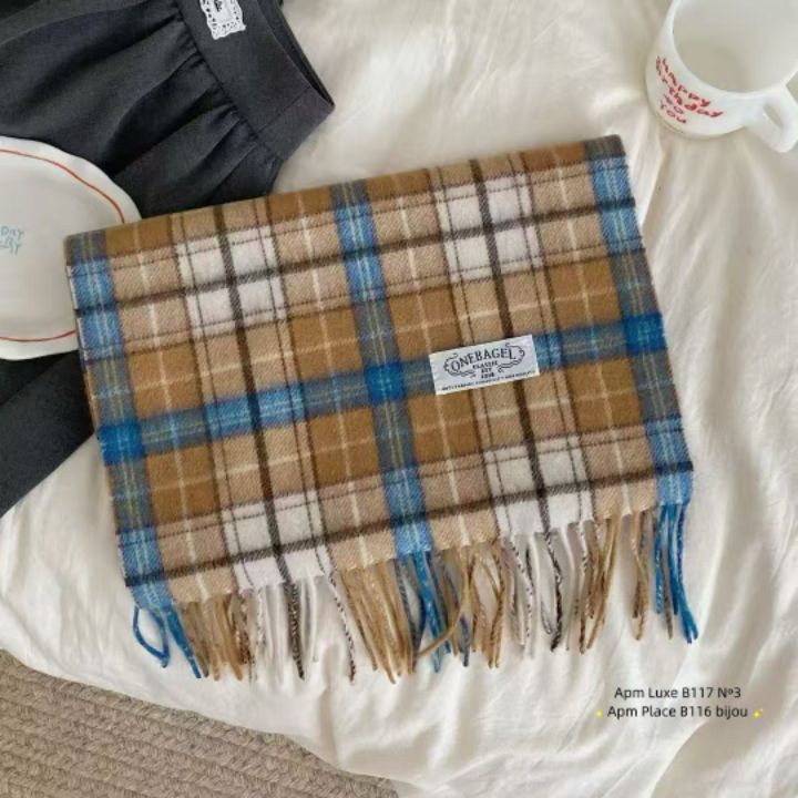 N3東大門㊣代購女裝新款休閑推薦時尚熱賣25秋冬人氣圍巾披肩N3圍巾/披肩圖色5