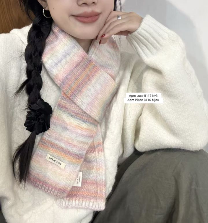 N3東大門㊣直郵女士新款25秋冬時尚推薦休閑人氣圍巾披肩棉N3圍巾/披肩