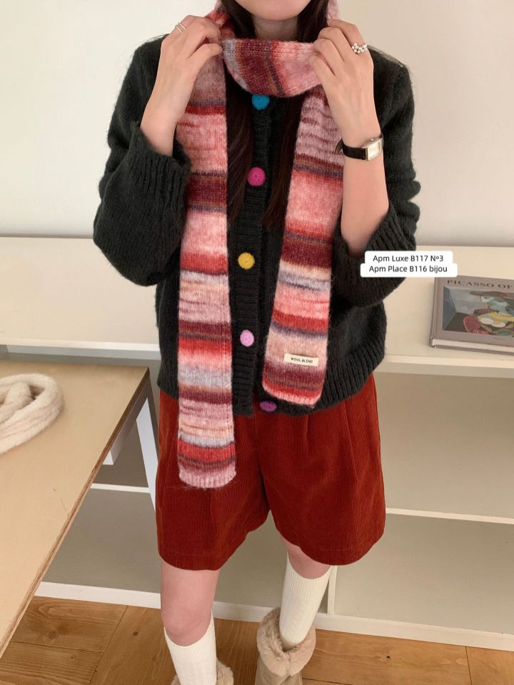 N3東大門㊣直郵女士新款25秋冬時尚推薦休閑人氣圍巾披肩棉N3圍巾/披肩