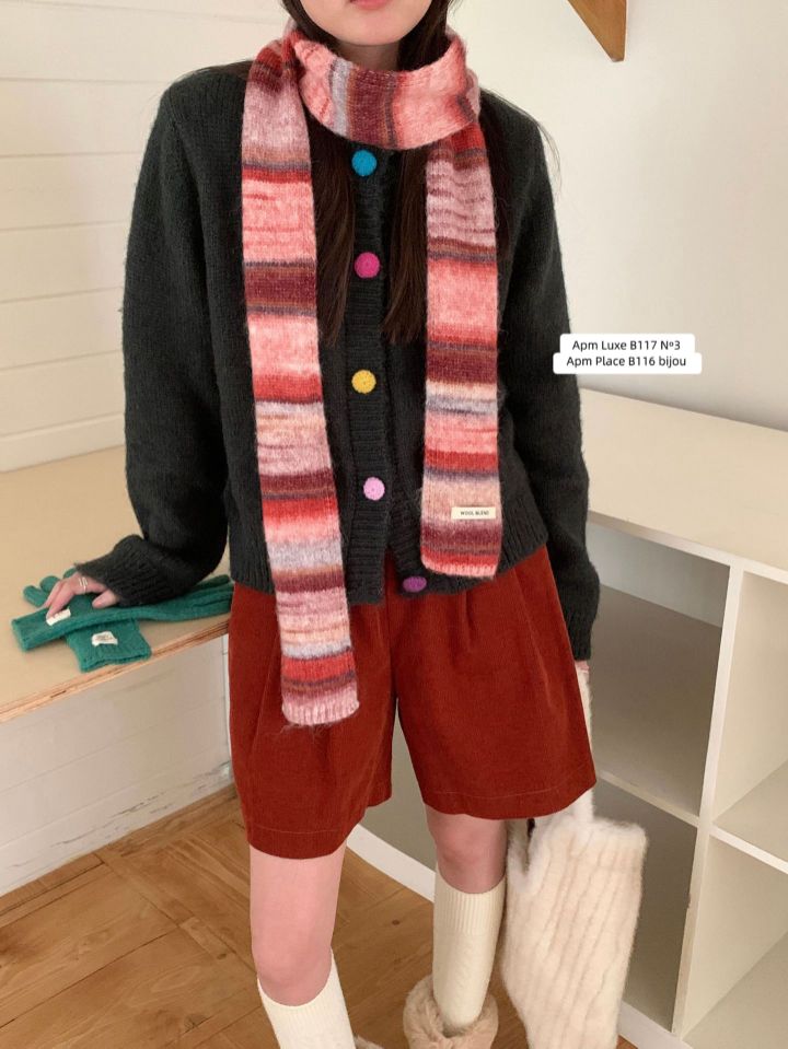 N3東大門㊣直郵女士新款25秋冬時尚推薦休閑人氣圍巾披肩棉N3圍巾/披肩