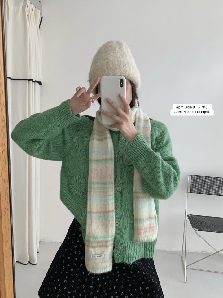 N3東大門㊣直郵女士新款25秋冬時尚推薦休閑人氣圍巾披肩棉N3圍巾/披肩