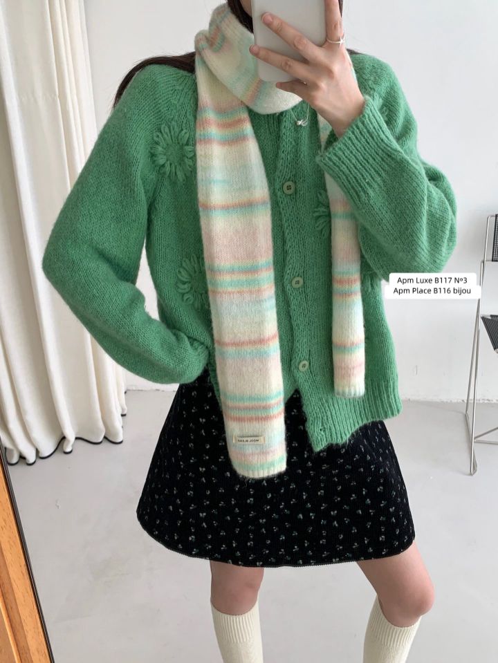 N3東大門㊣直郵女士新款25秋冬時尚推薦休閑人氣圍巾披肩棉N3圍巾/披肩