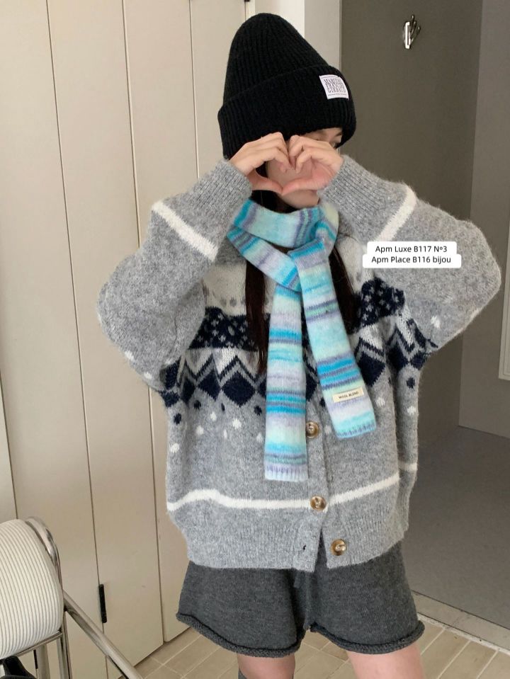 N3東大門㊣直郵女士新款25秋冬時尚推薦休閑人氣圍巾披肩棉N3圍巾/披肩