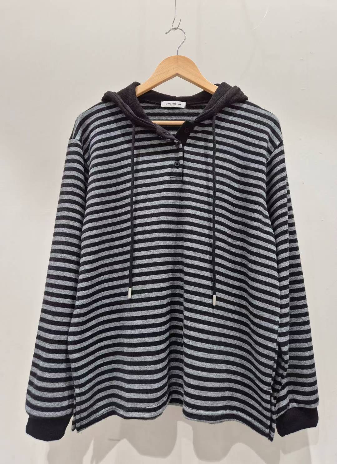 CHERRY YA東大門㊣實拍女裝新款真品人氣職業時尚衛衣兜帽CHERRY YA衛衣圖色2