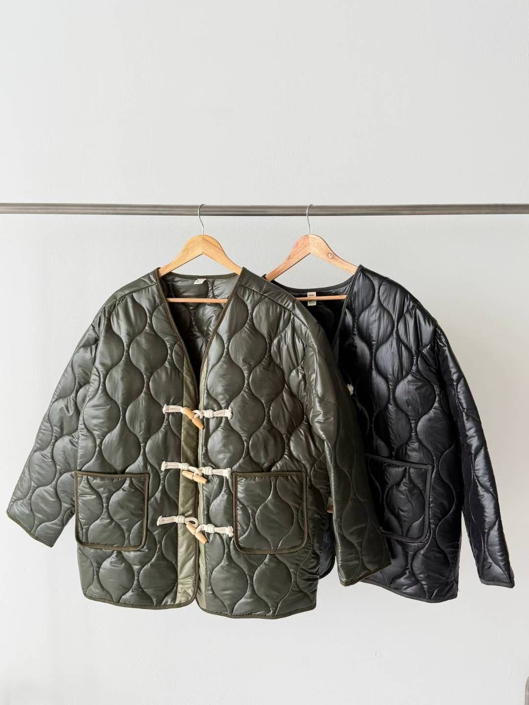 CHERRY YA東大門㊣實拍女裝新款真品熱賣時尚短款棉服蘇格蘭CHERRY YA短款棉服