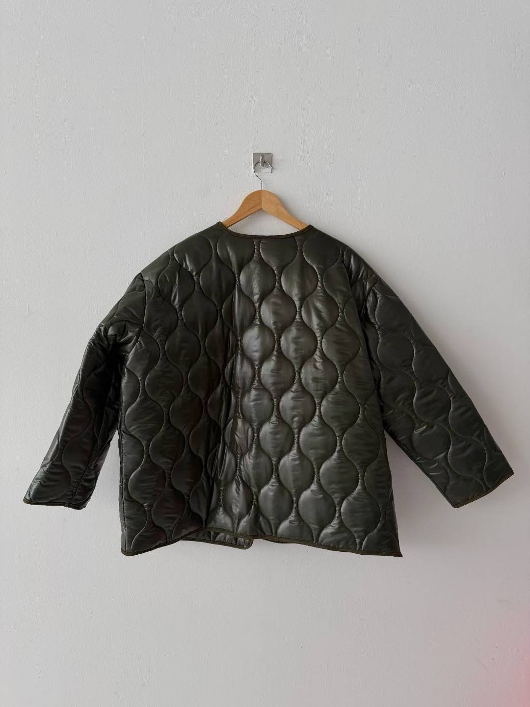 CHERRY YA東大門㊣實拍女裝新款真品熱賣時尚短款棉服蘇格蘭CHERRY YA短款棉服