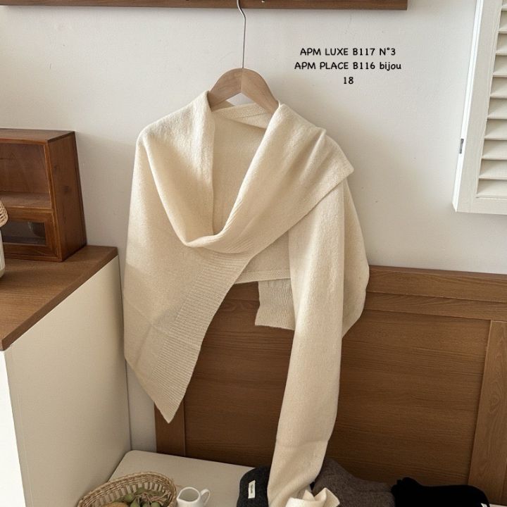 N3東大門㊣直郵女士新款時尚職業休閑熱賣圍巾披肩羊毛披肩N3圍巾/披肩圖色1