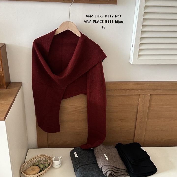 N3東大門㊣直郵女士新款時尚職業休閑熱賣圍巾披肩羊毛披肩N3圍巾/披肩圖色5