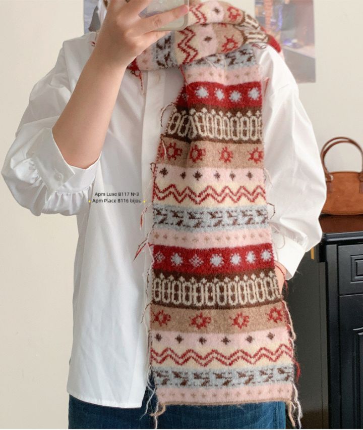 N3韓國直郵㊣女士新品時尚25秋冬人氣休閑熱賣推薦圍巾披肩N3圍巾/披肩