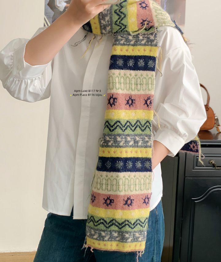 N3韓國直郵㊣女士新品時尚25秋冬人氣休閑熱賣推薦圍巾披肩N3圍巾/披肩