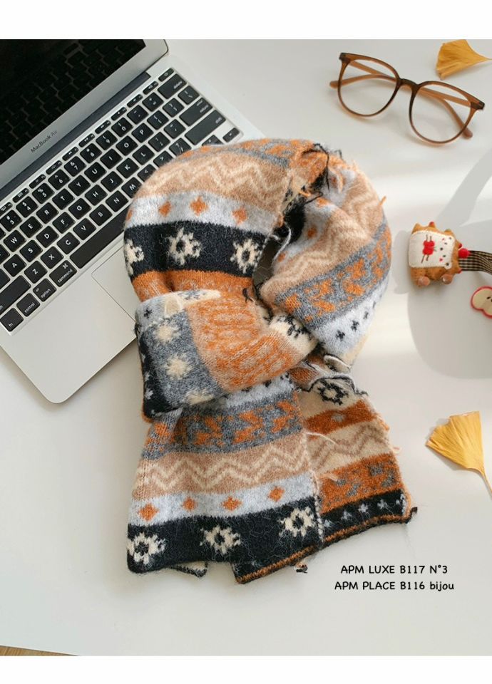 N3韓國直郵㊣女士新品時尚25秋冬人氣休閑熱賣推薦圍巾披肩N3圍巾/披肩