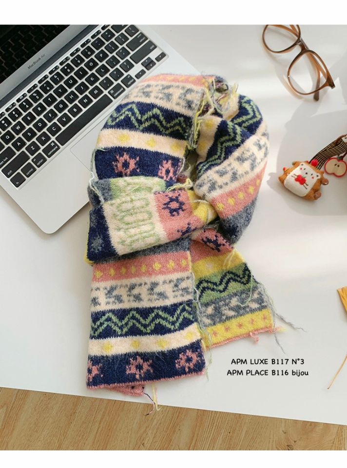 N3韓國直郵㊣女士新品時尚25秋冬人氣休閑熱賣推薦圍巾披肩N3圍巾/披肩