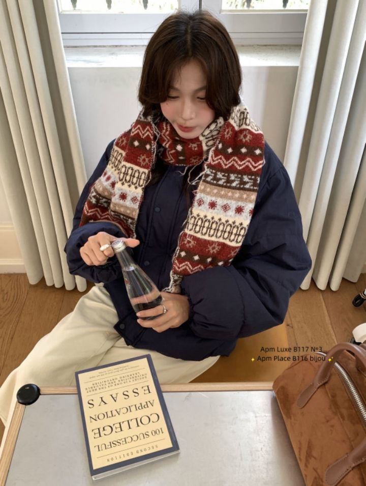 N3韓國直郵㊣女士新品時尚25秋冬人氣休閑熱賣推薦圍巾披肩N3圍巾/披肩