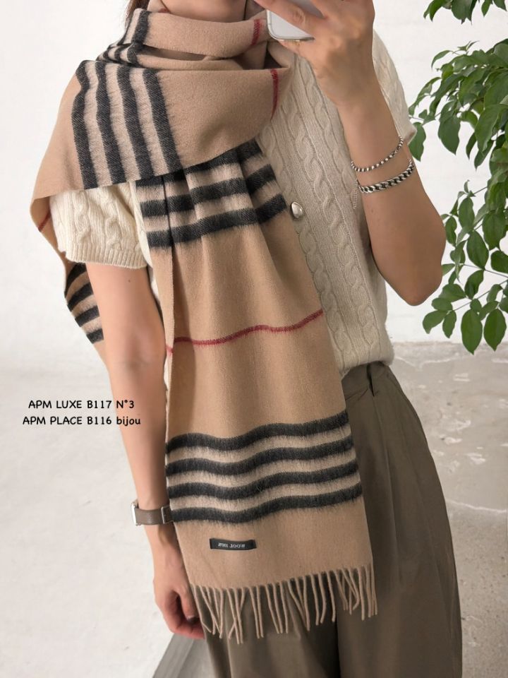 N3韓國直郵㊣女士新品職業推薦人氣真品熱賣時尚圍巾披肩羊毛N3圍巾/披肩