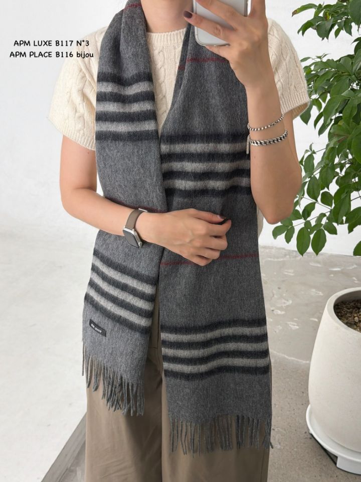 N3韓國直郵㊣女士新品職業推薦人氣真品熱賣時尚圍巾披肩羊毛N3圍巾/披肩