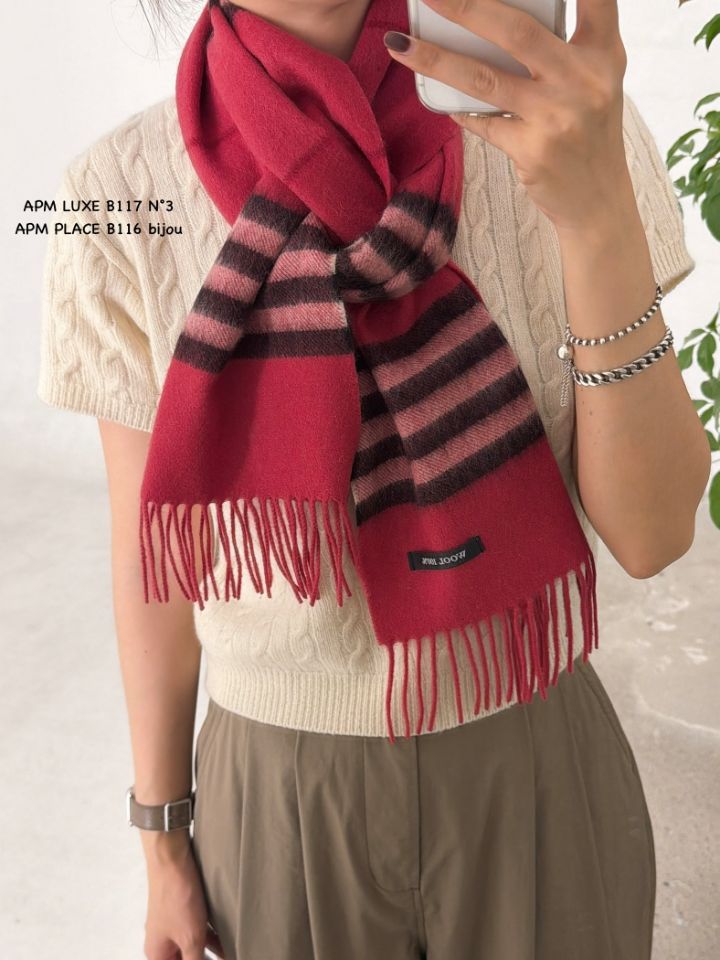 N3韓國直郵㊣女士新品職業推薦人氣真品熱賣時尚圍巾披肩羊毛N3圍巾/披肩