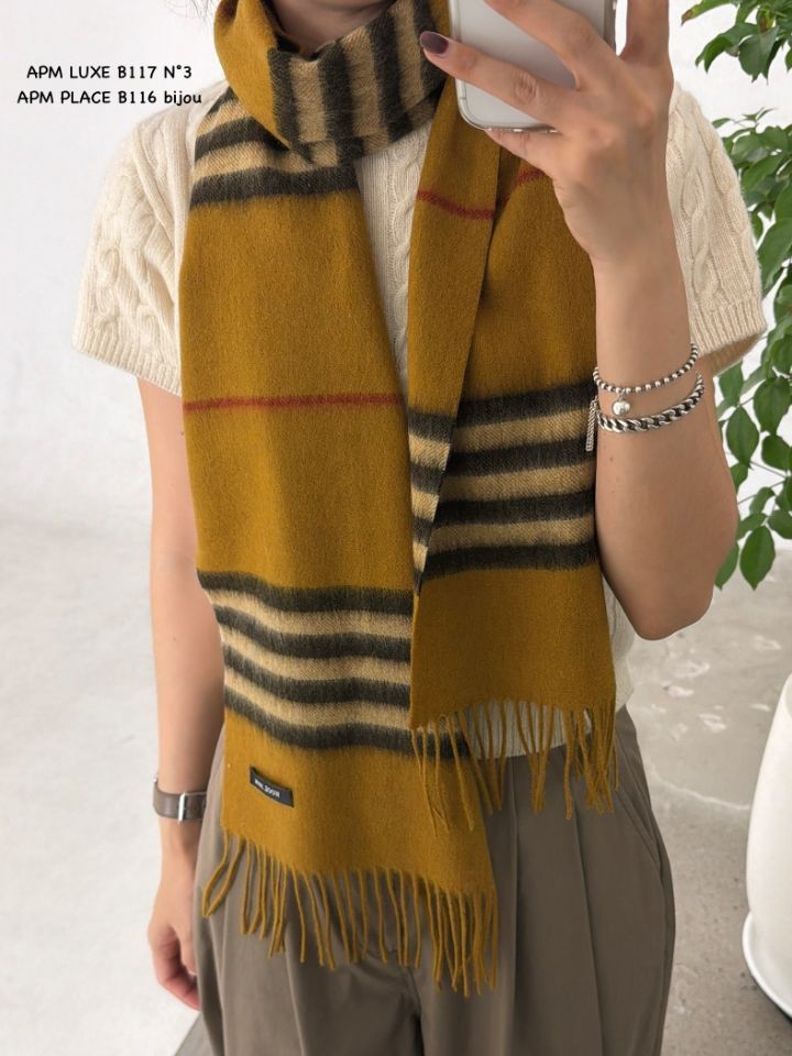 N3韓國直郵㊣女士新品職業推薦人氣真品熱賣時尚圍巾披肩羊毛N3圍巾/披肩