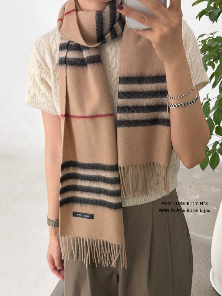 N3韓國直郵㊣女士新品職業推薦人氣真品熱賣時尚圍巾披肩羊毛N3圍巾/披肩