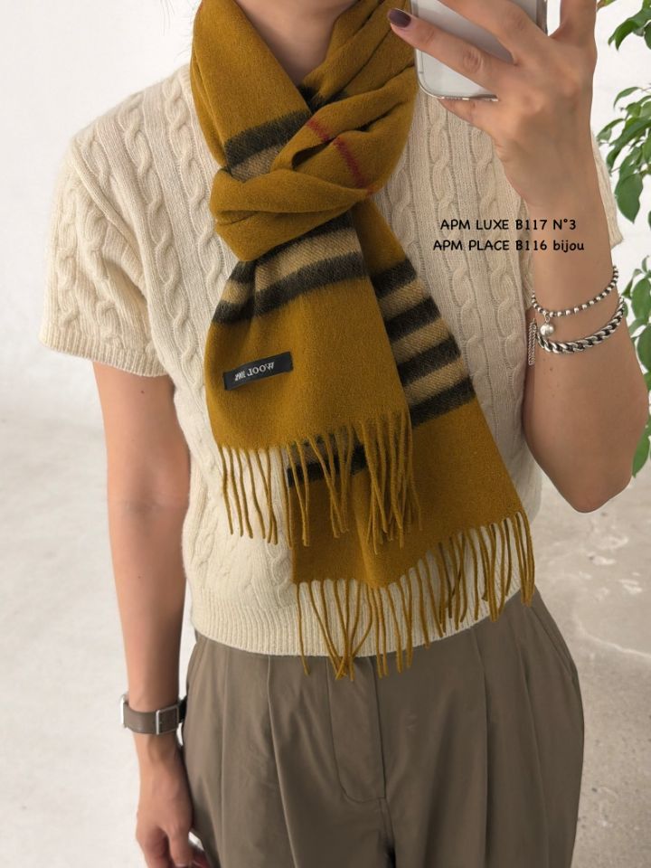 N3韓國直郵㊣女士新品職業推薦人氣真品熱賣時尚圍巾披肩羊毛N3圍巾/披肩