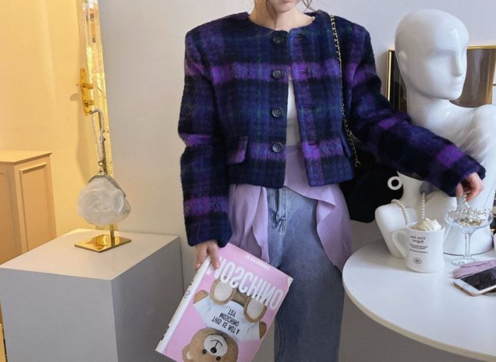 FEMME東大門㊣直郵女裝新品推薦休閑25秋冬熱賣人氣時尚夾克FEMME夾克