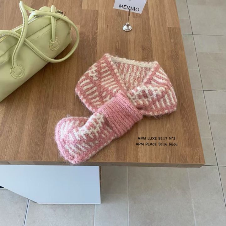 N3韓國代購㊣女士新品推薦熱賣人氣休閑時尚職業真品圍巾披肩N3圍巾/披肩圖色2