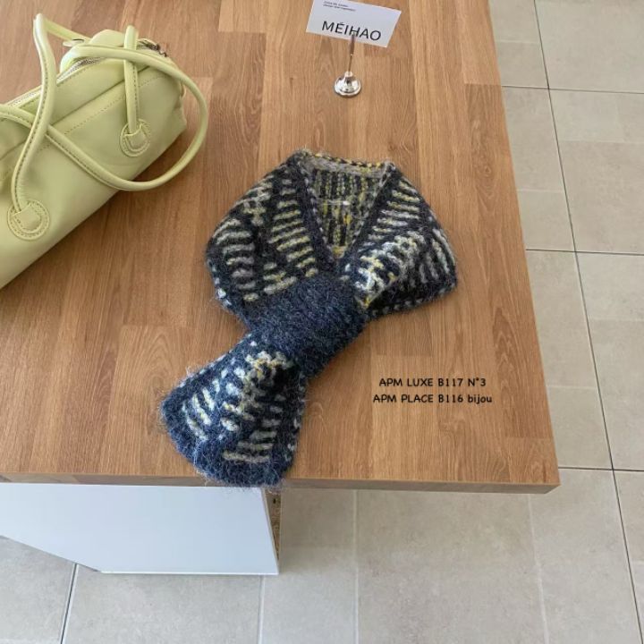 N3韓國代購㊣女士新品推薦熱賣人氣休閑時尚職業真品圍巾披肩N3圍巾/披肩圖色7