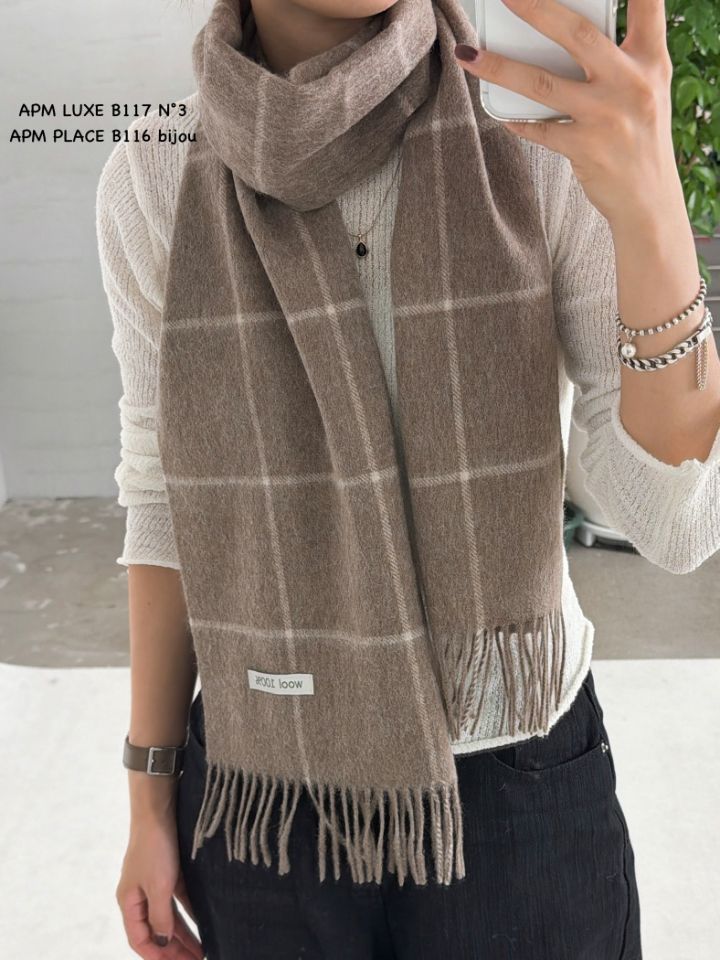 N3東大門㊣實拍女士新品時尚推薦職業休閑25秋冬熱賣圍巾披肩N3圍巾/披肩