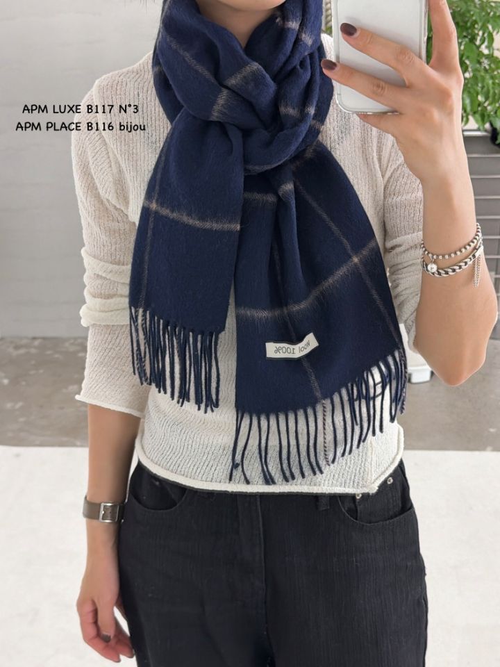 N3東大門㊣實拍女士新品時尚推薦職業休閑25秋冬熱賣圍巾披肩N3圍巾/披肩