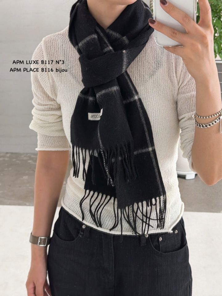 N3東大門㊣實拍女士新品時尚推薦職業休閑25秋冬熱賣圍巾披肩N3圍巾/披肩