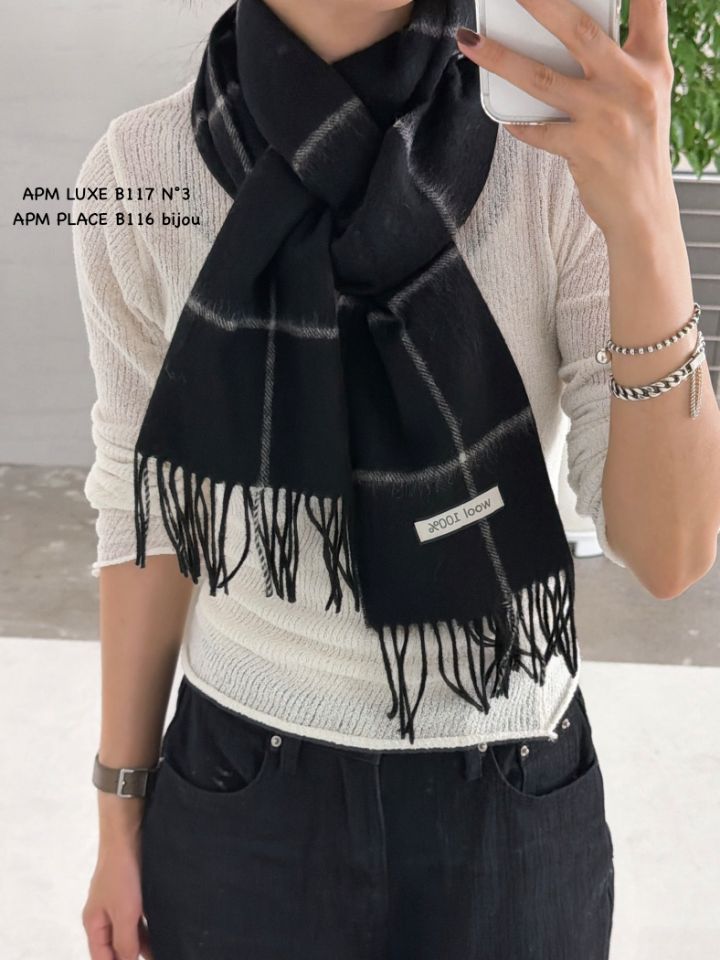N3東大門㊣實拍女士新品時尚推薦職業休閑25秋冬熱賣圍巾披肩N3圍巾/披肩