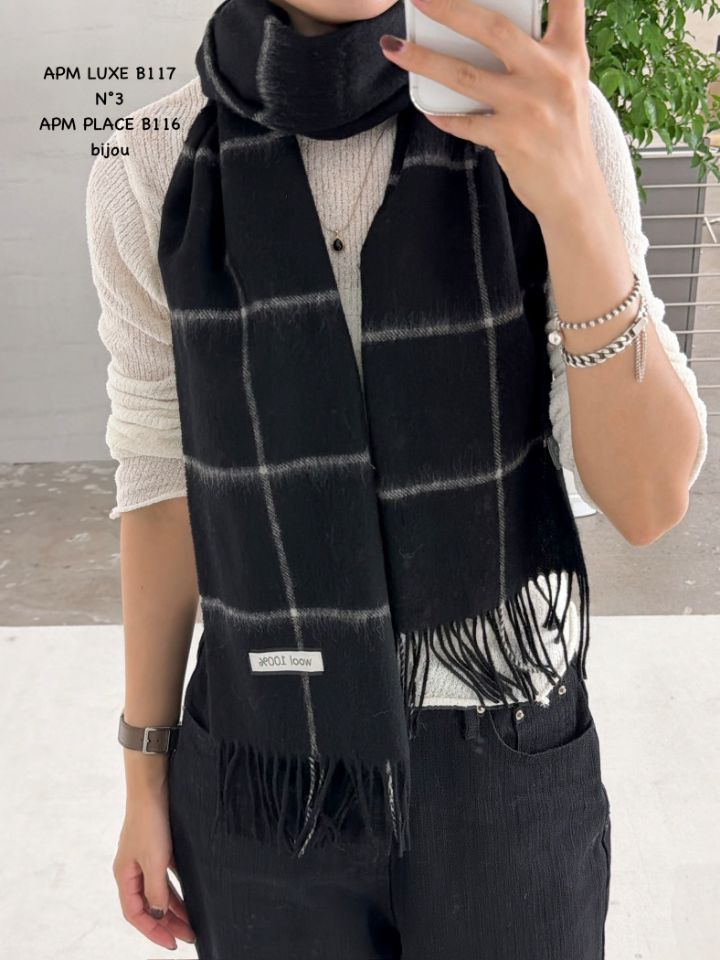 N3東大門㊣實拍女士新品時尚推薦職業休閑25秋冬熱賣圍巾披肩N3圍巾/披肩