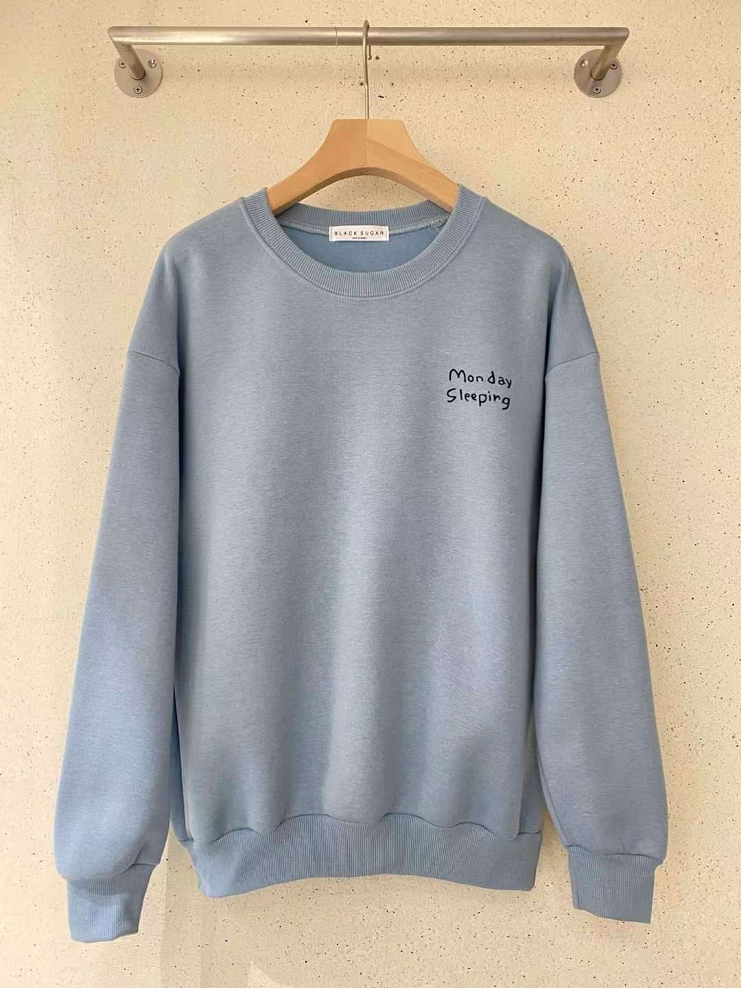 BLACK SUGAR-블랙슈가-T韓國代購㊣女裝新款真品推薦衛衣BLACK SUGAR衛衣圖色1