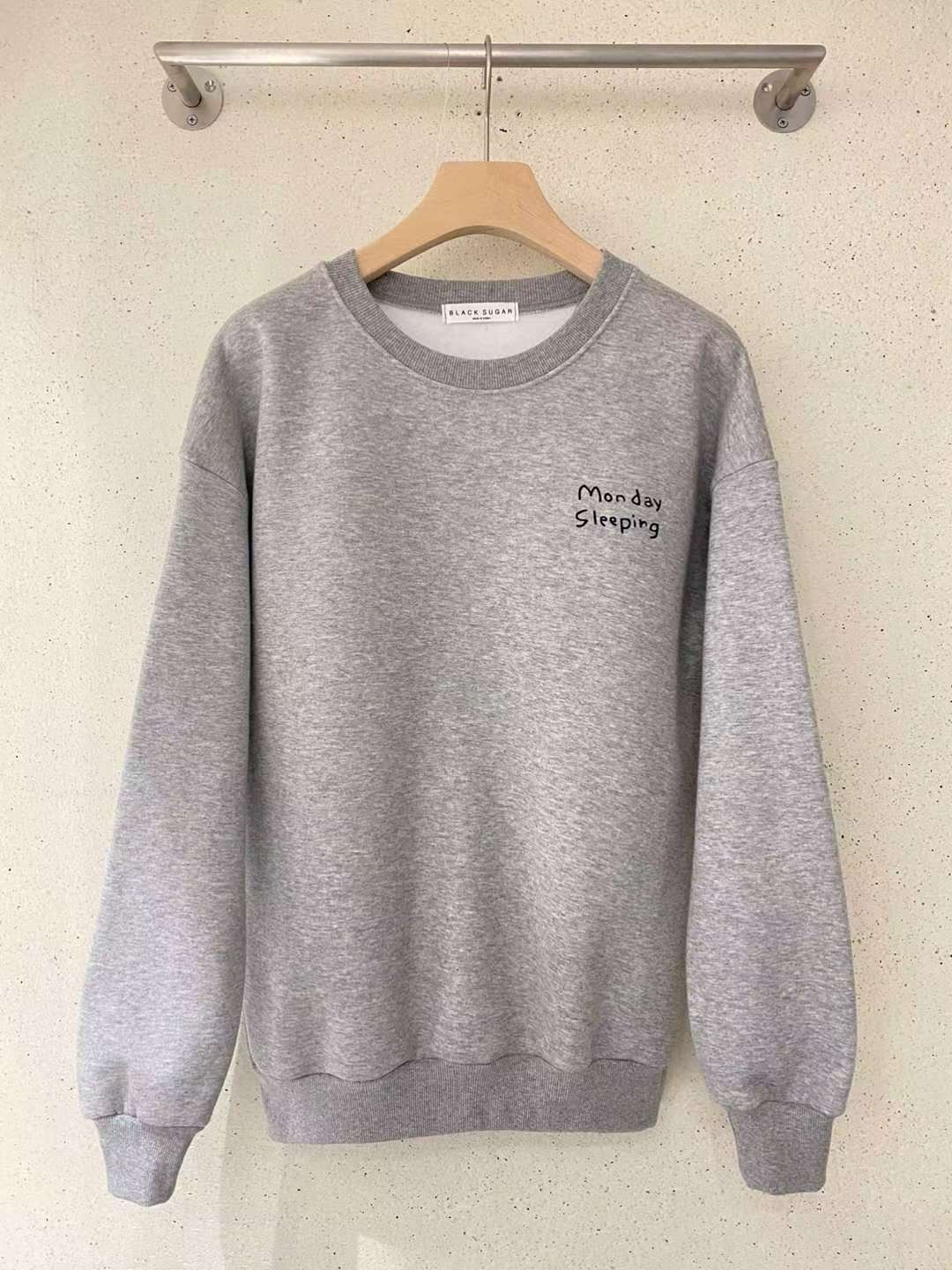 BLACK SUGAR-블랙슈가-T韓國代購㊣女裝新款真品推薦衛衣BLACK SUGAR衛衣圖色2