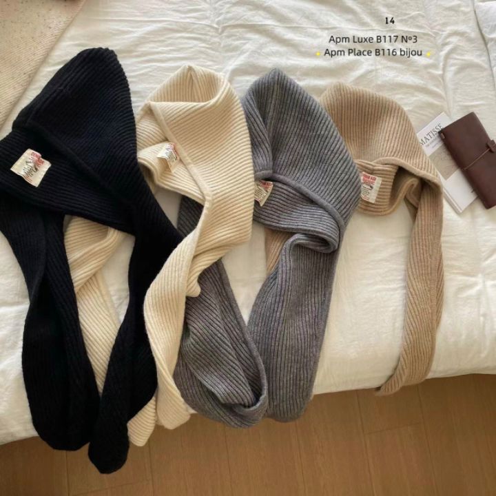 N3東大門㊣實拍女裝新款熱賣時尚人氣真品圍巾披肩披肩連帽N3圍巾/披肩