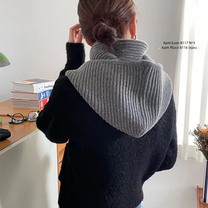 N3東大門㊣實拍女裝新款熱賣時尚人氣真品圍巾披肩披肩連帽N3圍巾/披肩