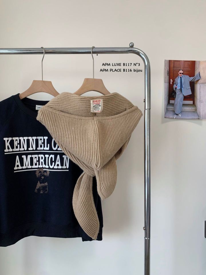 N3東大門㊣實拍女裝新款熱賣時尚人氣真品圍巾披肩披肩連帽N3圍巾/披肩圖色4