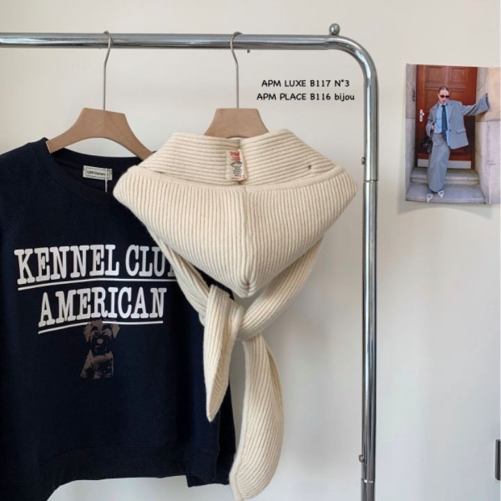 N3東大門㊣實拍女裝新款熱賣時尚人氣真品圍巾披肩披肩連帽N3圍巾/披肩圖色5