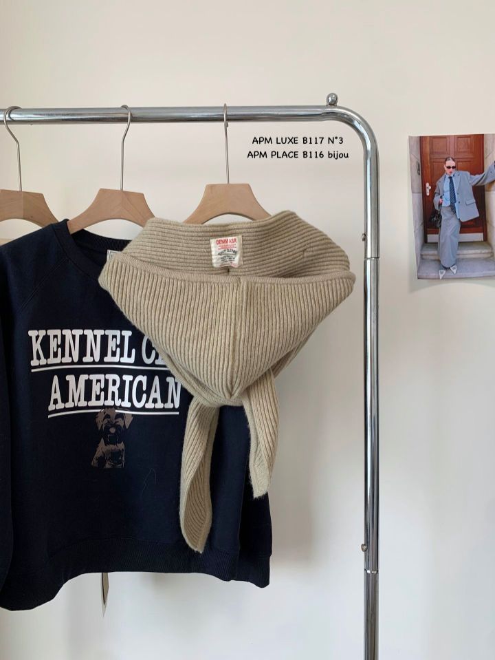 N3東大門㊣實拍女裝新款熱賣時尚人氣真品圍巾披肩披肩連帽N3圍巾/披肩圖色7