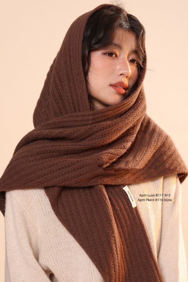 N3東大門㊣代購女士新品推薦時尚25秋冬熱賣圍巾披肩羊毛披肩N3圍巾/披肩