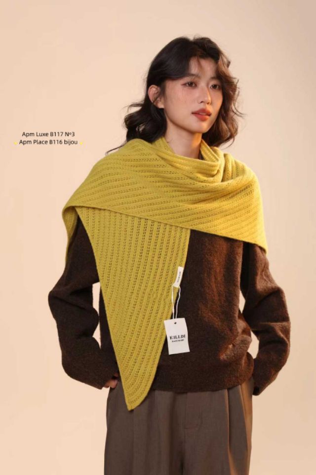 N3東大門㊣代購女士新品推薦時尚25秋冬熱賣圍巾披肩羊毛披肩N3圍巾/披肩