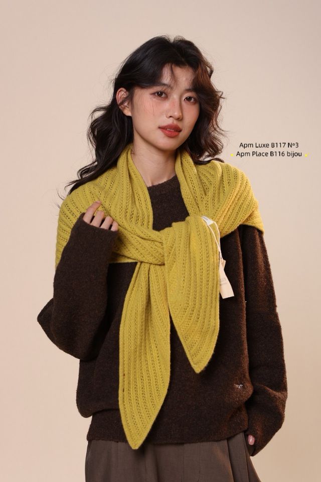 N3東大門㊣代購女士新品推薦時尚25秋冬熱賣圍巾披肩羊毛披肩N3圍巾/披肩