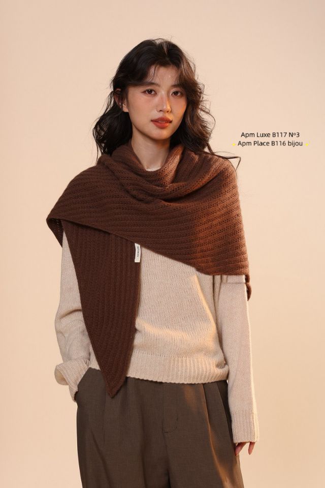 N3東大門㊣代購女士新品推薦時尚25秋冬熱賣圍巾披肩羊毛披肩N3圍巾/披肩