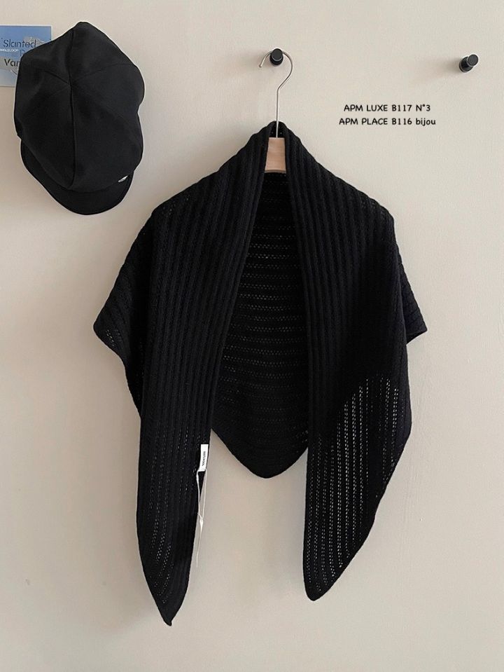 N3東大門㊣代購女士新品推薦時尚25秋冬熱賣圍巾披肩羊毛披肩N3圍巾/披肩圖色3